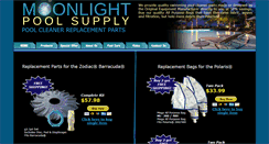 Desktop Screenshot of moonlightpoolsupply.com